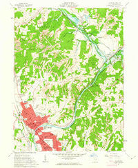 Dover Ohio Historical topographic map, 1:24000 scale, 7.5 X 7.5 Minute, Year 1961