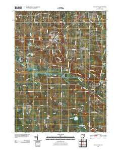 Doylestown Ohio Historical topographic map, 1:24000 scale, 7.5 X 7.5 Minute, Year 2010