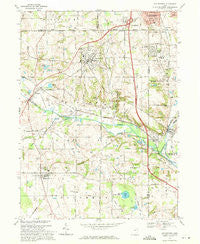 Doylestown Ohio Historical topographic map, 1:24000 scale, 7.5 X 7.5 Minute, Year 1969