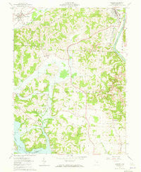 Dresden Ohio Historical topographic map, 1:24000 scale, 7.5 X 7.5 Minute, Year 1962