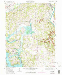 Dresden Ohio Historical topographic map, 1:24000 scale, 7.5 X 7.5 Minute, Year 1962