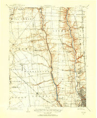 Dublin Ohio Historical topographic map, 1:62500 scale, 15 X 15 Minute, Year 1901