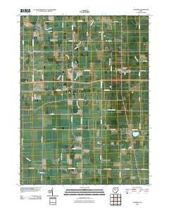 Dunkirk Ohio Historical topographic map, 1:24000 scale, 7.5 X 7.5 Minute, Year 2010