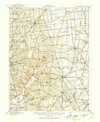 East Liberty Ohio Historical topographic map, 1:62500 scale, 15 X 15 Minute, Year 1913