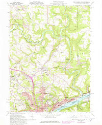 East Liverpool North Ohio Historical topographic map, 1:24000 scale, 7.5 X 7.5 Minute, Year 1960