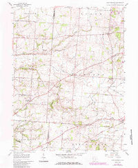 East Ringgold Ohio Historical topographic map, 1:24000 scale, 7.5 X 7.5 Minute, Year 1958