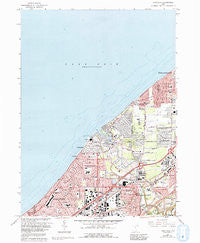 Eastlake Ohio Historical topographic map, 1:24000 scale, 7.5 X 7.5 Minute, Year 1963