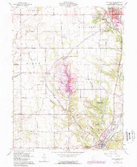 Eaton South Ohio Historical topographic map, 1:24000 scale, 7.5 X 7.5 Minute, Year 1960