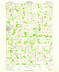 Edgerton Ohio Historical topographic map, 1:24000 scale, 7.5 X 7.5 Minute, Year 1961