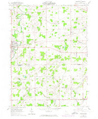 Edgerton Ohio Historical topographic map, 1:24000 scale, 7.5 X 7.5 Minute, Year 1961