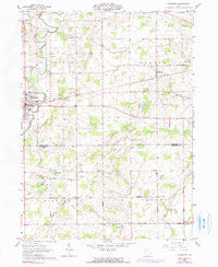 Edgerton Ohio Historical topographic map, 1:24000 scale, 7.5 X 7.5 Minute, Year 1961