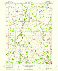 Elida Ohio Historical topographic map, 1:24000 scale, 7.5 X 7.5 Minute, Year 1960