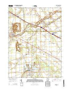 Elmore Ohio Historical topographic map, 1:24000 scale, 7.5 X 7.5 Minute, Year 2013