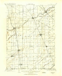 Elmore Ohio Historical topographic map, 1:62500 scale, 15 X 15 Minute, Year 1901