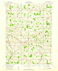 Erastus Ohio Historical topographic map, 1:24000 scale, 7.5 X 7.5 Minute, Year 1960