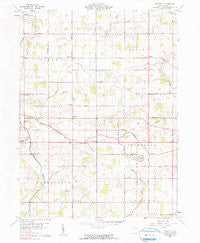 Erastus Ohio Historical topographic map, 1:24000 scale, 7.5 X 7.5 Minute, Year 1960