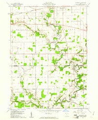 Evansport Ohio Historical topographic map, 1:24000 scale, 7.5 X 7.5 Minute, Year 1960