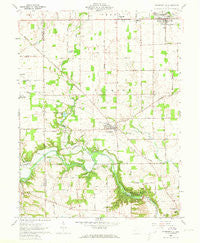 Farmersville Ohio Historical topographic map, 1:24000 scale, 7.5 X 7.5 Minute, Year 1960