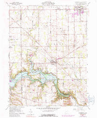 Farmersville Ohio Historical topographic map, 1:24000 scale, 7.5 X 7.5 Minute, Year 1960