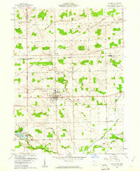 Fayette Ohio Historical topographic map, 1:24000 scale, 7.5 X 7.5 Minute, Year 1960