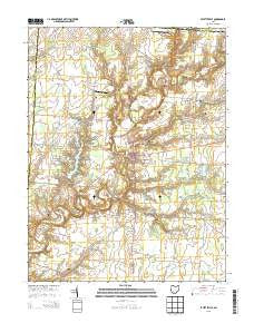 Fayetteville Ohio Historical topographic map, 1:24000 scale, 7.5 X 7.5 Minute, Year 2013