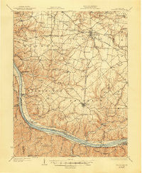 Felicity Ohio Historical topographic map, 1:62500 scale, 15 X 15 Minute, Year 1931