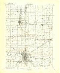 Findlay Ohio Historical topographic map, 1:62500 scale, 15 X 15 Minute, Year 1903
