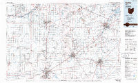 Findlay Ohio Historical topographic map, 1:100000 scale, 30 X 60 Minute, Year 1986