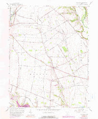 Five Points Ohio Historical topographic map, 1:24000 scale, 7.5 X 7.5 Minute, Year 1958