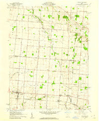 Fletcher Ohio Historical topographic map, 1:24000 scale, 7.5 X 7.5 Minute, Year 1961
