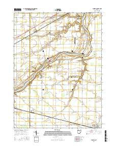 Florida Ohio Current topographic map, 1:24000 scale, 7.5 X 7.5 Minute, Year 2016