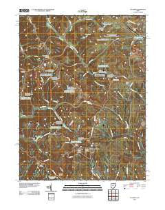 Flushing Ohio Historical topographic map, 1:24000 scale, 7.5 X 7.5 Minute, Year 2010