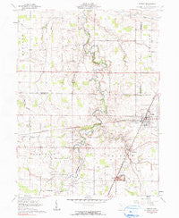 Forest Ohio Historical topographic map, 1:24000 scale, 7.5 X 7.5 Minute, Year 1961