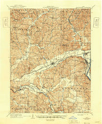 Frazeysburg Ohio Historical topographic map, 1:62500 scale, 15 X 15 Minute, Year 1910
