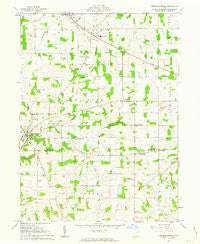Fredericksburg Ohio Historical topographic map, 1:24000 scale, 7.5 X 7.5 Minute, Year 1961