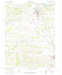 Fredericktown Ohio Historical topographic map, 1:24000 scale, 7.5 X 7.5 Minute, Year 1961