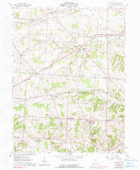 Fredonia Ohio Historical topographic map, 1:24000 scale, 7.5 X 7.5 Minute, Year 1961