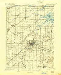 Fremont Ohio Historical topographic map, 1:62500 scale, 15 X 15 Minute, Year 1903