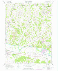 Fresno Ohio Historical topographic map, 1:24000 scale, 7.5 X 7.5 Minute, Year 1961
