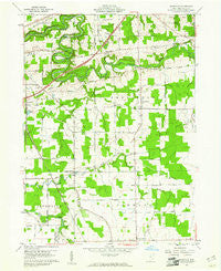 Gageville Ohio Historical topographic map, 1:24000 scale, 7.5 X 7.5 Minute, Year 1960