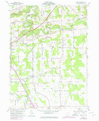 Gageville Ohio Historical topographic map, 1:24000 scale, 7.5 X 7.5 Minute, Year 1960
