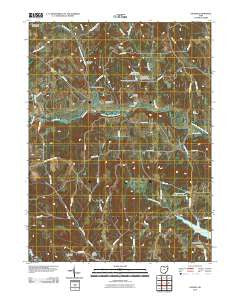 Gavers Ohio Historical topographic map, 1:24000 scale, 7.5 X 7.5 Minute, Year 2010