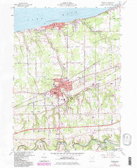 Geneva Ohio Historical topographic map, 1:24000 scale, 7.5 X 7.5 Minute, Year 1960