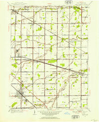Genoa Ohio Historical topographic map, 1:24000 scale, 7.5 X 7.5 Minute, Year 1952