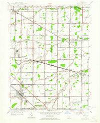Genoa Ohio Historical topographic map, 1:24000 scale, 7.5 X 7.5 Minute, Year 1952