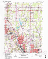 Girard Ohio Historical topographic map, 1:24000 scale, 7.5 X 7.5 Minute, Year 1994