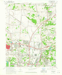 Glendale Ohio Historical topographic map, 1:24000 scale, 7.5 X 7.5 Minute, Year 1965