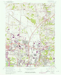 Glendale Ohio Historical topographic map, 1:24000 scale, 7.5 X 7.5 Minute, Year 1965