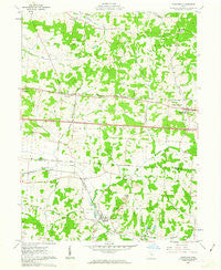 Glenford Ohio Historical topographic map, 1:24000 scale, 7.5 X 7.5 Minute, Year 1961