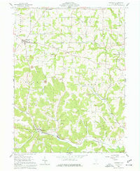 Glenmont Ohio Historical topographic map, 1:24000 scale, 7.5 X 7.5 Minute, Year 1962